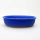 Bonsaischale aus Keramik 18,5 x 14,5 x 5 cm, Farbe blau - 1/3