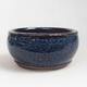 Bonsaischale aus Keramik 9,5 x 9,5 x 4,5 cm, Farbe blau - 1/3