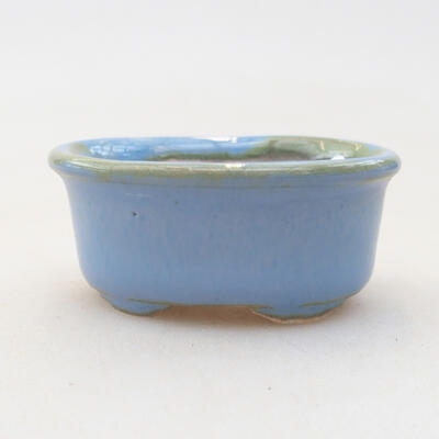 Mini Bonsai Schüssel 4 x 3,5 x 1,5 cm, Farbe blau - 1