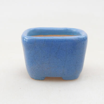 Mini Bonsai Schüssel 3,5 x 3,5 x 2,5 cm, Farbe blau - 1
