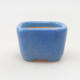 Mini Bonsai Schüssel 3,5 x 3,5 x 2,5 cm, Farbe blau - 1/3