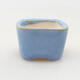 Mini Bonsai Schüssel 3,5 x 3,5 x 2,5 cm, Farbe blau - 1/3