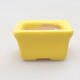 Mini Bonsai Schüssel 4 x 3 x 2,5 cm, Farbe gelb - 1/3