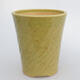 Keramik-Bonsaischale 10 x 10 x 11,5 cm, Farbe grün - 1/3