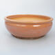 Keramik-Bonsaischale 16 x 16 x 6 cm, Farbe rosa - 1/3