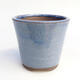 Bonsaischale aus Keramik 7,5 x 7,5 x 7 cm, Farbe blau - 1/3