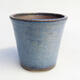 Bonsaischale aus Keramik 7,5 x 7,5 x 7 cm, Farbe blau - 1/3