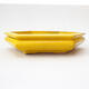 Bonsaischale aus Keramik 19 x 16,5 x 4 cm, Farbe gelb - 1/3