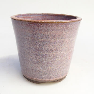 Bonsaischale aus Keramik 8,5 x 8,5 x 8 cm, Farbe Rosa - 1