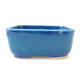 Bonsaischale aus Keramik 12 x 9,5 x 5 cm, Farbe blau - 1/3