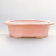 Keramik Bonsai Schüssel 22 x 17 x 6 cm, Farbe rosa - 1/3