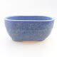 Keramische Bonsai-Schale 11,5 x 8 x 5 cm, Farbe blau - 1/3