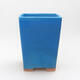 Bonsaischale aus Keramik 14,5 x 14,5 x 19 cm, Farbe Blau - 1/3