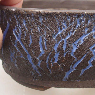 Keramik Bonsai Schüssel 15 x 15 x 7 cm, Farbe rissig - 1