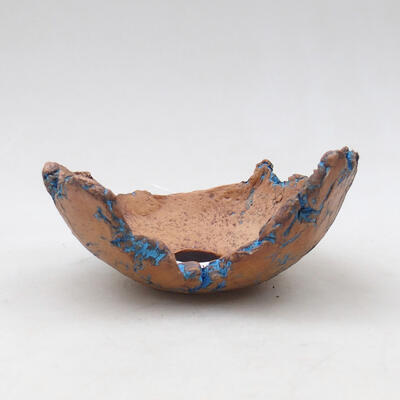 Keramikschale 9,5 x 8 x 5 cm, Farbe naturblau - 1