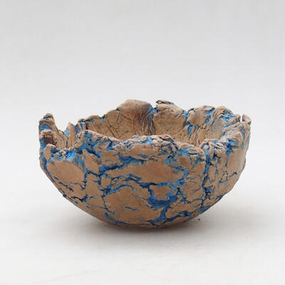 Keramikschale 9,5 x 9 x 5 cm, Farbe naturblau - 1