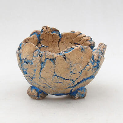 Keramikschale 9,5 x 8 x 6 cm, Farbe naturblau - 1