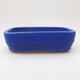 Bonsaischale aus Keramik 24,5 x 19 x 7 cm, Farbe blau - 1/3