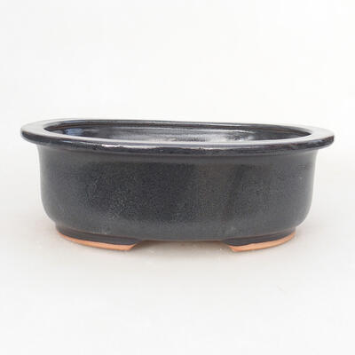 Keramische Bonsai-Schale 22 x 18 x 7,5 cm, graue Farbe - 1