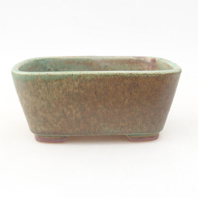 Keramische Bonsai-Schale 13 x 10 x 5,5 cm, Farbe grün - 1