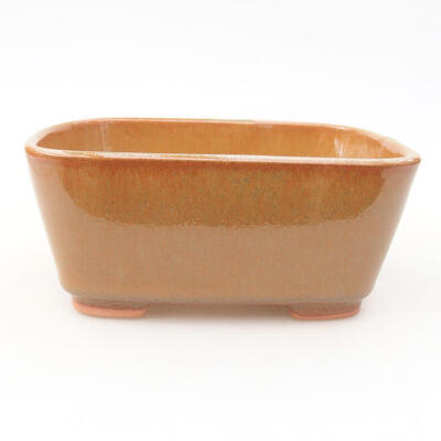Keramische Bonsai-Schale 13 x 10 x 5,5 cm, braune Farbe - 1