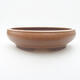 Keramik Bonsai Schüssel 24 x 24 x 6 cm, Farbe braun - 1/3