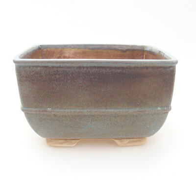 Keramische Bonsai-Schale 15,5 x 15,5 x 9 cm, Farbe blau - 1