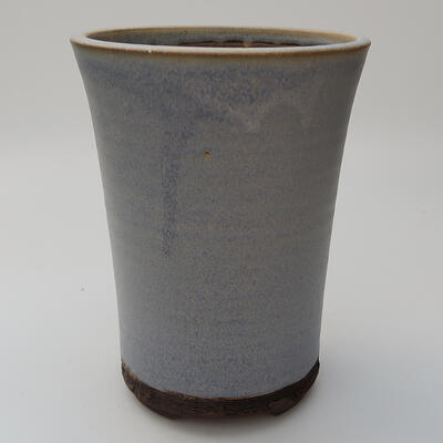 Bonsaischale aus Keramik 12,5 x 12,5 x 16,5 cm, Farbe blau - 1