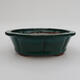 Keramik-Bonsaischale 25 x 25 x 7,5 cm, Farbe grün - 1/3