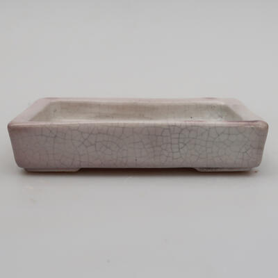 Keramik-Bonsaischale 10 x 7 x 2 cm, Farbe Raku - 1