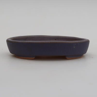 Keramik-Bonsaischale 11,5 x 9 x 2 cm, Farbe Lila - 1