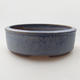 Keramische Bonsai-Schale 16 x 16 x 5 cm, Farbe blau - 1/3
