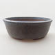 Keramische Bonsai-Schale 16,5 x 16,5 x 5,5 cm, Farbe blau - 1/3