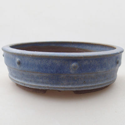 Keramische Bonsai-Schale 16 x 16 x 4,5 cm, Farbe blau - 1