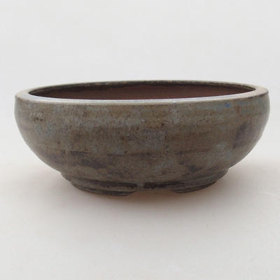 Keramische Bonsai-Schale 15,5 x 15,5 x 5,5 cm, Farbe blaugrau - 1