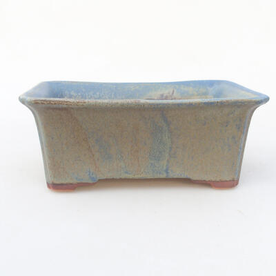 Keramische Bonsai-Schale 18 x 14 x 7 cm, Farbe blau - 1