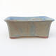 Keramische Bonsai-Schale 18 x 14 x 7 cm, Farbe blau - 1/3