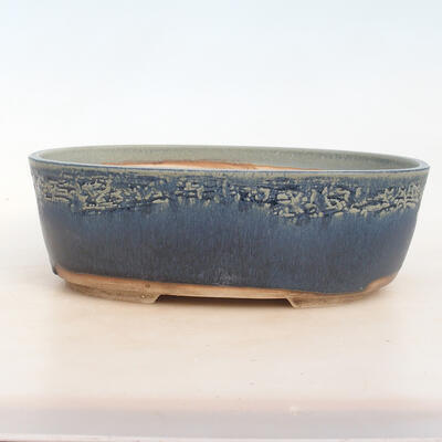 Bonsai-Schale 30 x 23 x 10 cm, Farbe blaugrün - 1