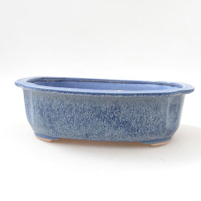 Bonsaischale aus Keramik 23 x 20 x 7 cm, Farbe blau - 1