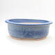 Bonsaischale aus Keramik 22 x 17,5 x 7,5 cm, Farbe blau - 1/3