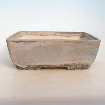 Bonsai-Schale 31 x 23,5 x 10,5 cm, Farbe beige-grau - 1