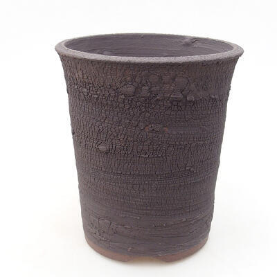 Bonsaischale aus Keramik 13,5 x 13,5 x 15 cm, rissige Farbe - 1