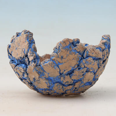 Keramikschale 6 x 6 x 9 cm, Farbe blau - 1