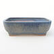 Keramische Bonsai-Schale 21 x 16 x 6,5 cm, Farbe blau - 1/3