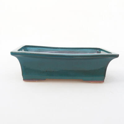 Keramische Bonsai-Schale 20 x 15,5 x 6 cm, Farbe grün - 1