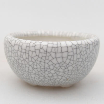 Keramik-Bonsaischale 4,5 x 4,5 x 2 cm, Farbe Raku - 1