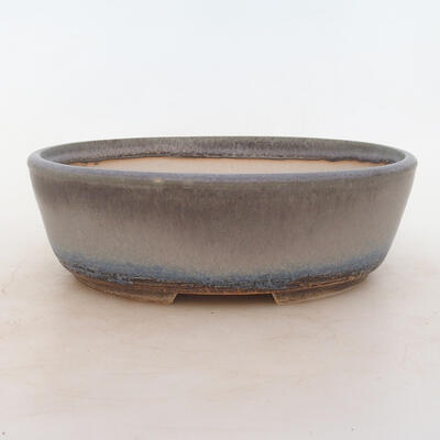 Bonsai-Schale 22,5 x 17,5 x 7 cm, graue Farbe - 1