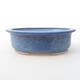 Keramische Bonsai-Schale 24 x 20 x 8 cm, Farbe blau - 1/3