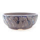 Keramik-Bonsaischale 20 x 20 x 7,5 cm, Farbe grau-blau - 1/3
