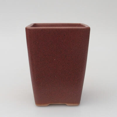 Keramik-Bonsaischale 9 x 9 x 11 cm, Farbe rosa - 1